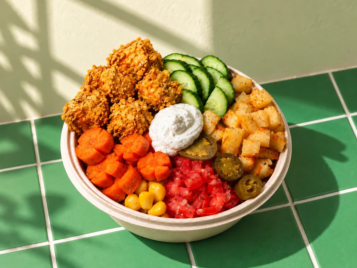 Chicken Burger Salad