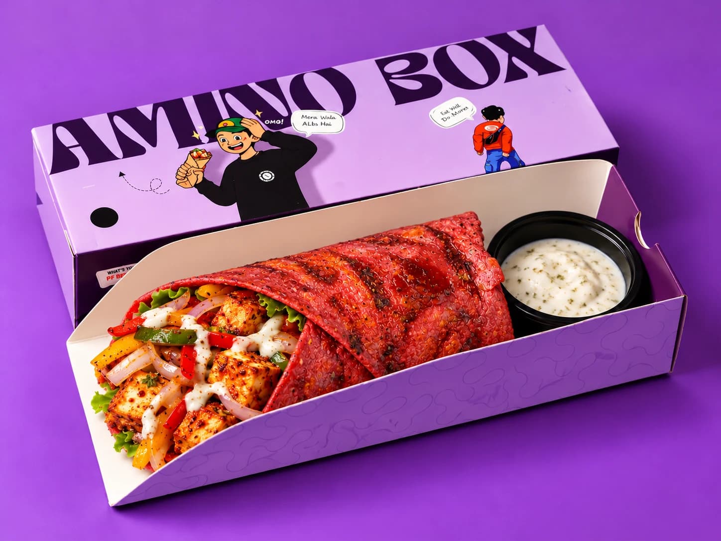 Amino Paneer Roll